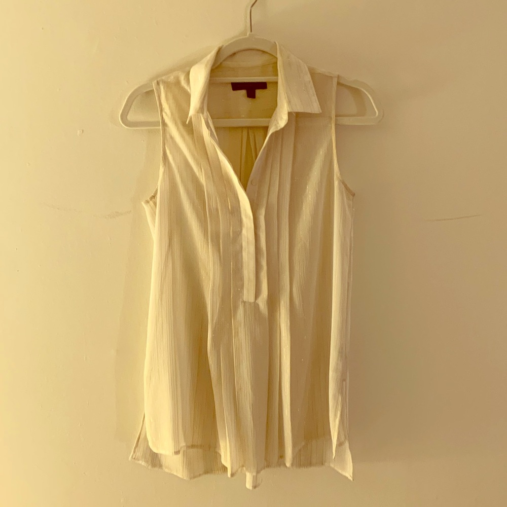 Banana Republic sleeveless blouse